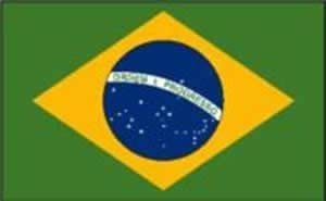 GIVBRO Drapeau du Brésil 1,5 x 0,9 m