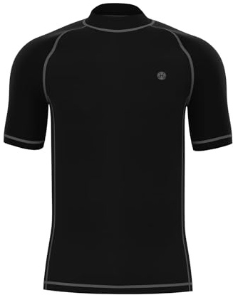 HDTIYUYP Mens UPF Rash Guards - Adults Breathable Active Beach Sports Swim Tee Male Quickdrying Surfing Shirt Water Sport Wet Top