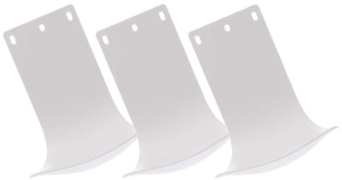 Operitacx Seifenspender Abtropfschale Tropfschale Desinfektionsspender Desinfektionsmittelspender Seifenschale Wand Tropfschutz Drip Tray für Eurospender Wandspender 3 Stück Weiß