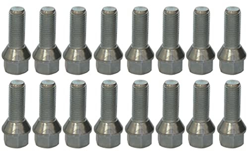 16 x Radschrauben Radbolzen M12x1,5x24mm Kegelbund Kegel SW17 60°