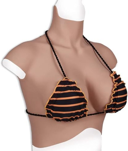 Silikon Brüste Realistisch Brustprothesen Künstliche Brüste Baumwolle Gefüllt F Cup, Silikon Brüste Brustprothese Künstliche Brüste, Transgender Prothese, Mastektomie Gefälschte Brüste, Bräunen