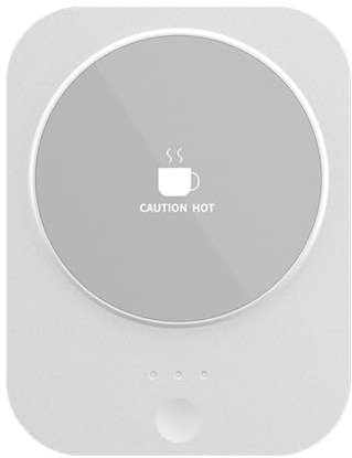 Kaffemuggsvärmare, USB-kaffemuggsvärmare med automatisk avstängning och 3-temperaturinställningar, muggvärmare för skrivbord, kaffekoppsvärmare för kaffe, dryck, ljus, mjölk, te (vit)