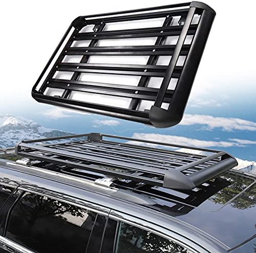 YEHOZZ Auto Dachkorb Universal, Dachträger, Dach Gepäckträger, Dachkorb Auto dachgepäckträger universal für Autos, Transporter, SUVs usw,160X112cm