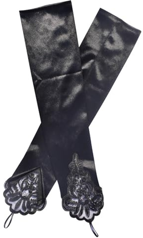 OAJABBGE Elegante Antiquitäten 20er Sätter Partyhandschuhe Für Frauen Maskeraden Party Und Formelle Veranstaltung Die Kostümprops Handwege Sammeln