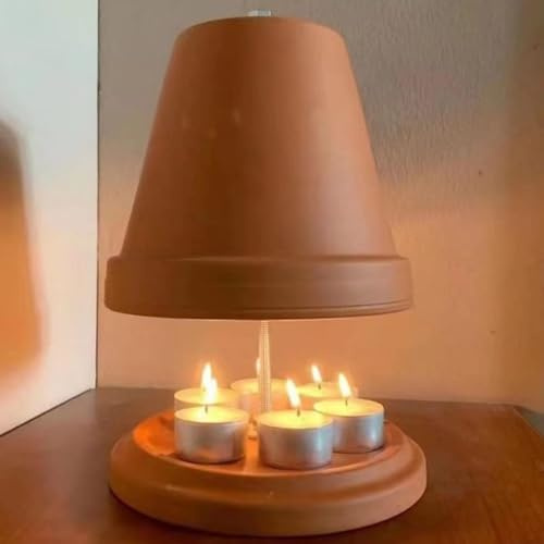 Doppelwandiger Ofen zum Erhitzen des Kerzenofens, Tischheizer oder bis zum Teelichtofen, Doppelwandige Heizung für Ofen, Kerze, Tisch, Kamin, Kamin in