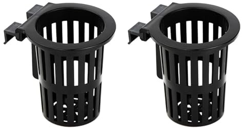 ZWTPGKRD Lot de 2 pots de fleurs hydroponiques pour aquariums de 10/15/20 mm d'épaisseur