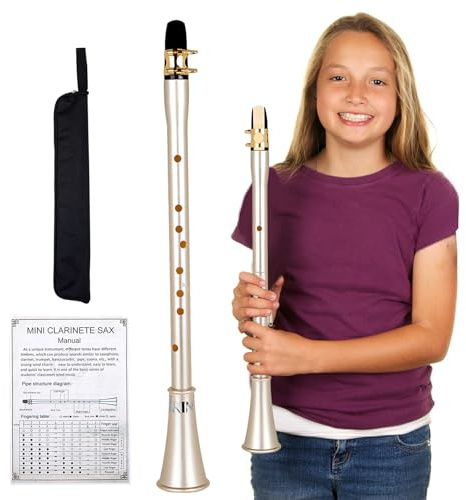 Kit Sassofono tascabile | Strumento a portatile Mini Sax Strumenti professionali,Regali di festa di compleanno con presa comoda per