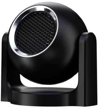 Wodsty Dégivreur de voiture Hter et pare-brise 12 V 120 W avec rotation à 360° HD pour une déshumidification rapide et portable, désembueur compact pour véhicule