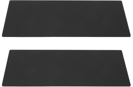 HOMSFOU Accesorios Esenciales 2 Tableros Negro para Resaltar el Cabello de Plástico Herramienta Profesional Reutilizable para Peluquerías y Uso Diy para Estilistas