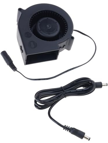 Professional 12V 2.94A Blower Fan 5.5x2.1mm Plug for Fireplaces Ignition, Electronics & Industrial Cooling Industrial Blower Fan for Ventilation Systems Metal Smelting Projects