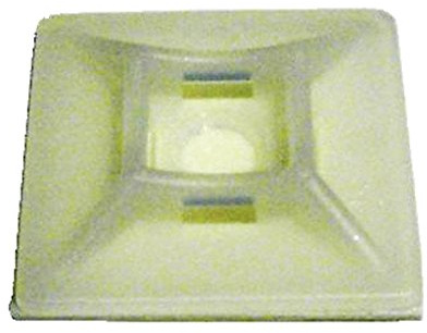 Cofan 08000002 - Base adhesiva para bridas (25 x 25 mm)
