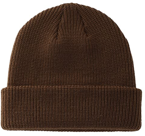 Decentron Classic Men's Warm Winter Hats Thick Knit Cuff Beanie Cap Daily Beanie Hat (Coffee)(Size: M)