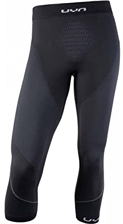 UYN Ambityon Underwear Pantalone Intimo Termico in Fibra Organica Naturale al 100%, Uomo, Blackboard/Black/White, XXL