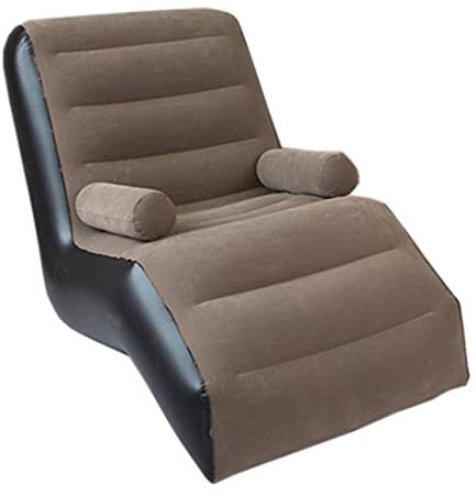ershixiong S-förmiges Sofa,Aufblasbares Lazy Sofa,Sessel mit Schlaffunktion Schlafsofa, Lounger Bodenstuhl Einzelsofa Gästebett Lesestuhl Relaxsessel Rückenlehne Lesesessel