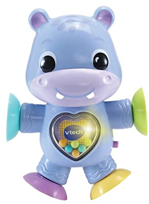 VTech Baby Steh- und Dreh-Nilpferd – Interaktives Spielzeug 3-24 Monate