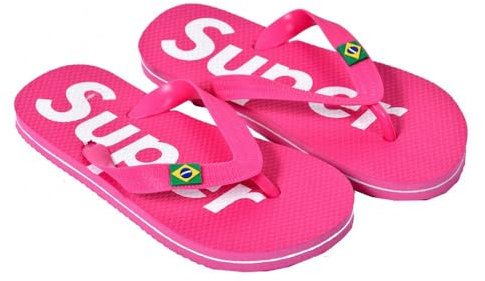 Ozabi - Infradito Bambino Fantasia - Sandalo di Piscina, Spiaggia -, Sb5305 Fucsia, 32 EU