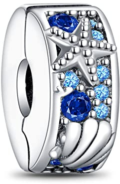 LaMenars 925 Sterling Silber Meeres-Anhänger Passend für Armband und Halskette in Europa – Geschenk für Frauen