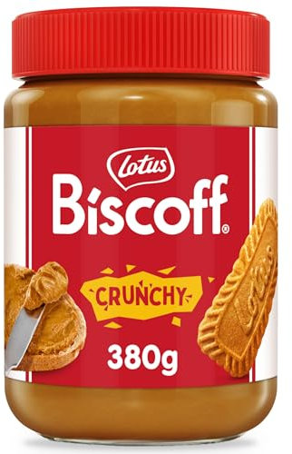 Lotus Biscoff | Süßer Brotaufstrich | Knusprig | Karamellisierter Keksgeschmack | Vegan | Nussfrei | Kein Zusatz von Aromen oder Farbstoffen | PET Glas | 380g