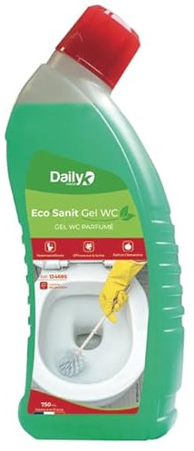 DAILY K - Nettoyant sanitaire ECO'SANIT - Gel WC parfumé - Fabriqué en France - Bidon de 750 ml