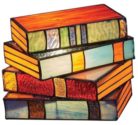 Gestapelte Bücher Lampe Nachttischlampe Robuster Pvc-kunststoff Für Schlafzimmer Wohnzimmer Nachtlicht