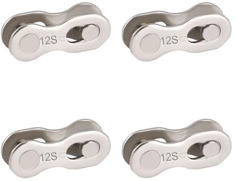 Fahrradkettenglied 12 Fach,Stahl Fahrrad Kettenverschluss Glied,Kettenverschlussglieder,Kettenschloss Fahrradkette,Fahrrad Kettenglied,Kettenglieder Fahrrad,Fahrradkettenglieder,Fahrradzubehör,4 Paar