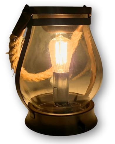 Cello Nautical Edison Electric Wax Melt Burners, Metal Wax Warmer Oil Burners for Wax Melts, Rustic Fragrance Burner & Gothic Home Decor, Wax Melter with Edison Bulb - Electric Wax Burner.