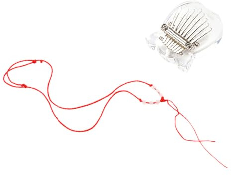 Acryl Fingerklavier mit 8 Tönen, Tragbar, für Erwachsene und Kinder | Klare Klanggebung, Zartes Design, Angenehmes Griffgefühl, Geeignet für Performance und Party