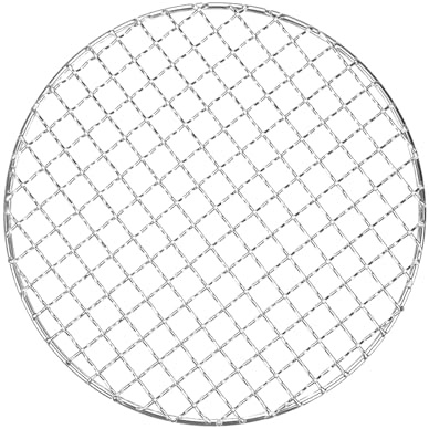 M METERXITY Cooling Rack, 8 Round Stainless Steel Baking Rack for BBQ/Cooking/Roasting/Grilling/Steaming/Drying, Wire Cooling Rack for Baking [Silver]