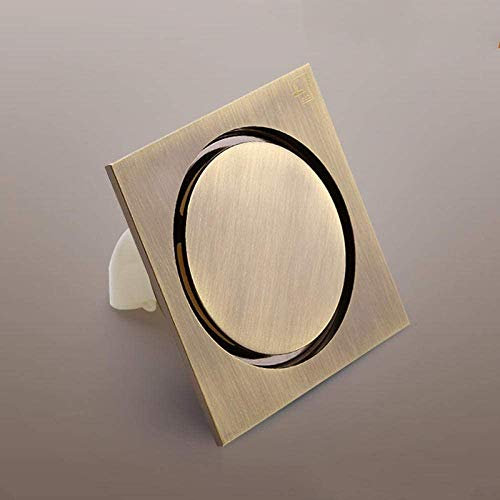 Bodenablauf Duschablaufabdeckung Bodenablauf Quadratische Ablaufabdeckung Badezimmer Bodenablauf Duschablauf Für Badezimmer Toilette Wäscherei Garten Außenküche Einfach zu reinigen und zu pflegen