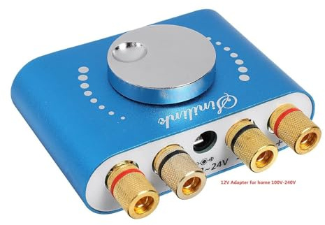 20. 0W + 200W 12V / 24V Mini Bluetooth 5.0 HIFI Amplificatore digitale Stereo Audio Audio 2.0 canali Amplificatori audio Amplificatore di potenza for auto,Controllo Facile Dell'Equilibrio(Amplifier a