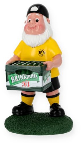 Dortmund BVB Gartenzwerg Bierkasten