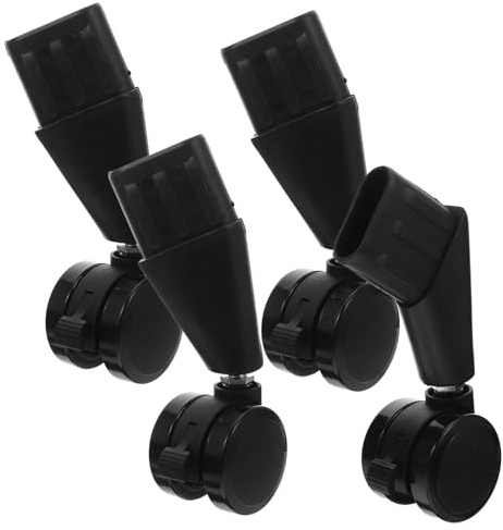 SEWACC 4pcs Heavy Duty Silent Office Chair Caster Wheels Replacement Desk Chair Casters for Hardwood Carpet Floors Stable Positioning and Enhanced Durability for Office Use