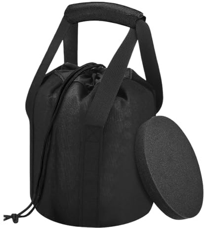 Borsa Trasporto Getto Del Peso - Borsa per Peso del Lancio 2.7-7.3 kg con Rivestimento in Schiuma - Equipaggiamento Sportivo Impermeabile Per Allenamento Gare Palestra Esterna Pratica Scolastica Uomin