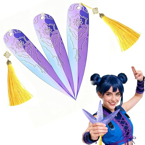 Accesorios de Anime Juguetes, Armas dagas Armas de Cosplay, Accesorios de Cosplay y joyería fantástica, Accesorios para Disfraces de Cosplay Armas para Halloween Carnaval Disfraces (Azul 3)