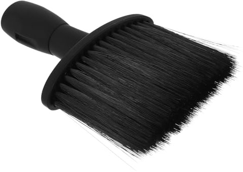 LIFKOME Brosse à Barbe Noire pour Homme, Pinceau à Raser Multifonctionnel Poils Doux, Brosse Exfoliante Visage Compacte, Outil de Soin Portable pour Voyage et Entretien Quotidien