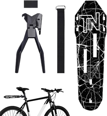 Parafango per bicicletta, paraspruzzi regolabile, copertura completa, ispessimento e allargamento, a sgancio rapido, per mountain bike, bici da strada