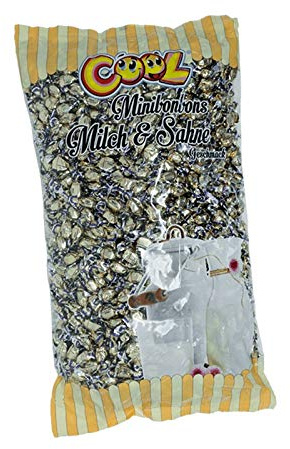 Cool Mini Bonbons Milch & Sahne einzeln gewickelt im Beutel 3000g