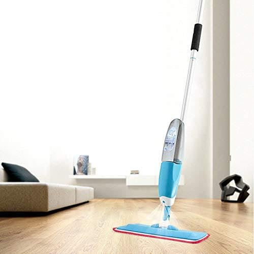 BNMHGLFT Trapeador para La Limpieza del Hogar Spray De Limpieza Mop Limpiador De Pisos para El Hogar Fregona para Limpiar Pisos Girados Herramienta De Limpieza De Pisos con Trapeador Plano