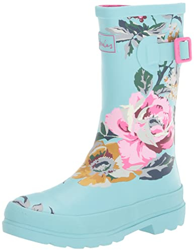 Joules Mädchen Jnr Welly Print Gummistiefel, Bluefloral