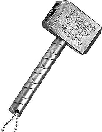 Magnetic Bottle Opener Thor Beer Bottle Opener Refrigerator Hammer of Thor Shaped Bottle Beer Opener (Silver)