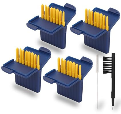 32pcs Protège-cérumen pour Prothèses Auditives, Filtres à Cire de Rechange pour Filtres Anti-cérumen pour Aides Auditives Starkey, Capteur de Cérumen pour Aides Auditives avec Brosse de Nettoyage