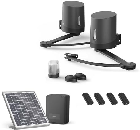 Avidsen Motor Solar de Brazos Articulados para Puerta Batiente y Portón