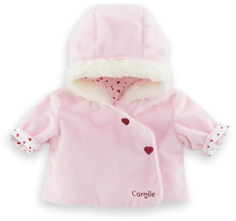 Corolle Mantel Blütenblätter der Herzen, Kleidung, für Puppen 30 cm, ab 18 Monaten, 9000110990, Rosa
