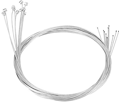 Locadence 10 Stück Fahrradbremskabel, 2 M, Verschleißfestes Kabel, Fahrrad Bremsleitung, Kabelreparatur, Ersatzzubehör für Rennräder und Mountainbikes