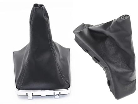 Pomos Palanca Cambios Para Opel Para ASTRA H Freno Mano Polaina Perilla De Palanca De Cambios Palanca Guardapolvo Freno De Mano Cubierta De Polaina Bota Perilla Cambio Marchas(Black line set)