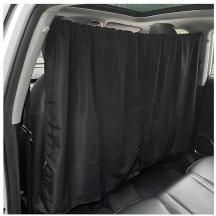 JNNJ Auto Vorhang Abnehmbarer, Auto Sichtschutz Vorhänge, Auto Vorne Hinten Seitenfenste, Autos Trennvorhänge Sonnenschutz, Autos Sichtschutz Blickdicht, Abnehmbare Autos Camping Vorhang(180x90CM)