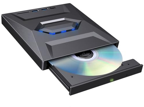 SHOOYIO Graveur DVD externe USB 3.0 type C graveur lecteurs optiques pour ordinateur portable PC DVD graveur lecteur Blu-ray