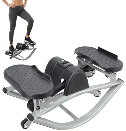 Stepper pour entraînement | Équipement de Fitness Portable - Entraînement avec balancier oscillant pour équilibre | Gym Maison Bureau Jambes Glutei Abdominal