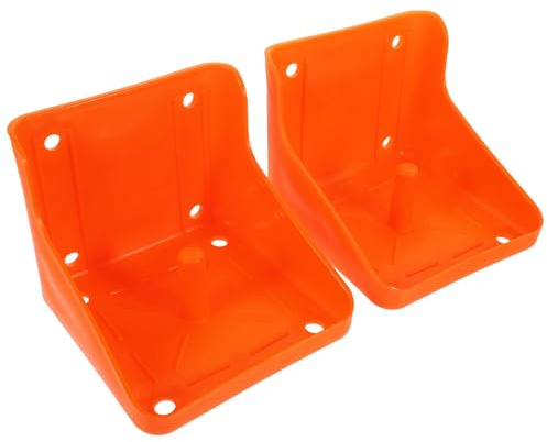 HOODANCOS 2pcs Convenient Salt Block Holder for Livestock Farm Sturdy Pp Cylinder Shape Salt Lick Rack for Sheep and Horses