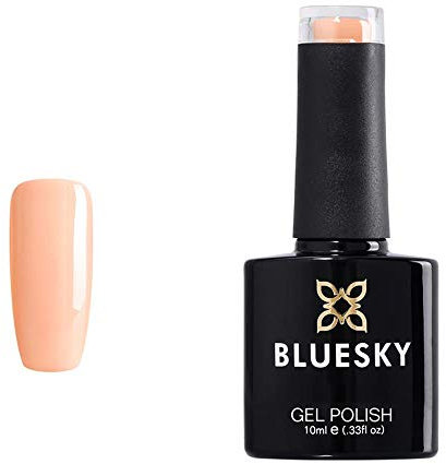 Bluesky Bluesky Gel Polish, Powder My Nose, 80567, 10 ml, Gel Soak Off Nail Polish, Pink, Bubble, Pastel (curing under UV/LED lamp required) Pack (x)